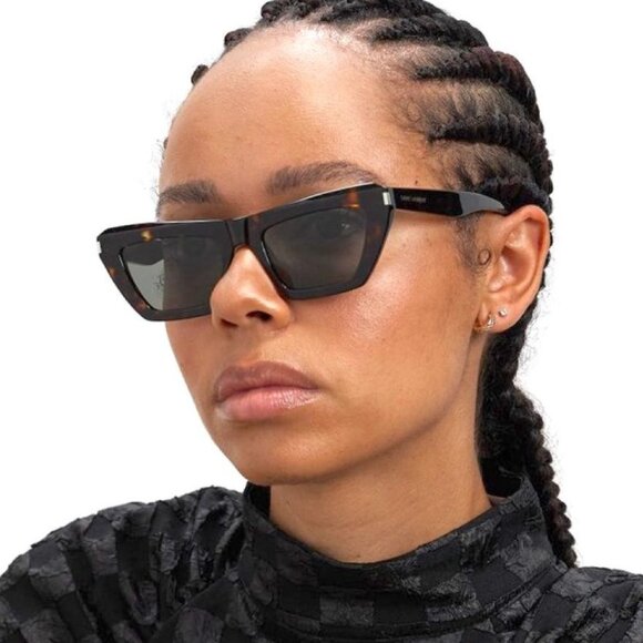 NEW SAINT LAURENT SUNGLASSES HAVANA WOMEN EYEWEAR SAINT LAURENT SL467 002 main image 4
